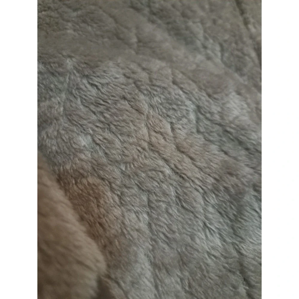 Eddie Bauer Women's Fleece Long Sleeves 1/3 Snap Light Brown Sweater Small